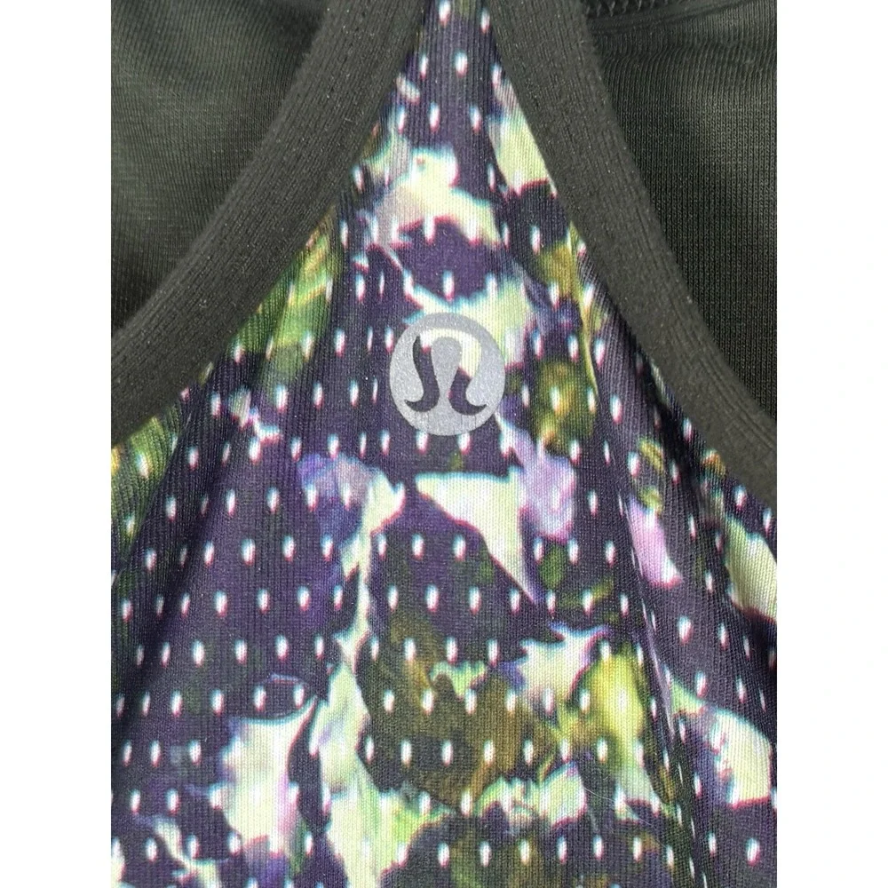 Lululemon Power Y Tank Luon in the Lilac Size 4‎ Yoga Pilates Unpadded Wicking